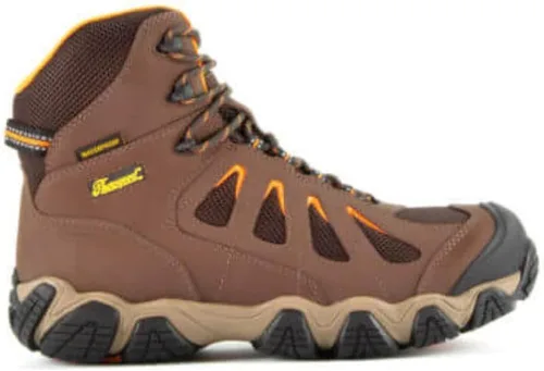 Vista 4 de Thorogood Crosstrex - Botas de senderismo impermeables de 6 pulgadas con punta de seguridad para hombre, cuero transpirable de primera calidad