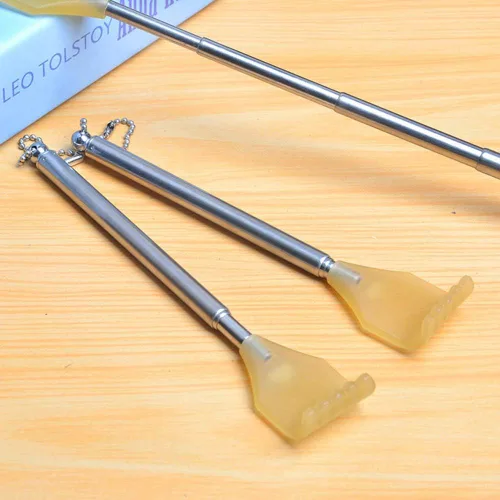 Vista 5 de Rascador de metal manual extensible retráctil para la espalda, 2 piezas
