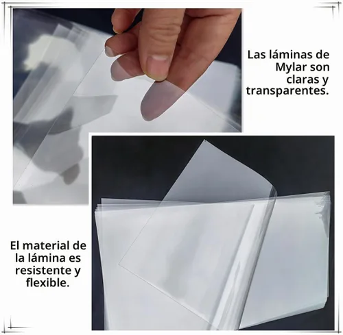 Vista 2 de Acetato Mylar Hoja, 6 mil, 12 x 24 pulgadas, PET transparente