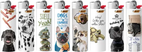 Vista 2 de BIC Encendedores de bolsillo maxi de la serie Animal Lover Series, bandeja de 50