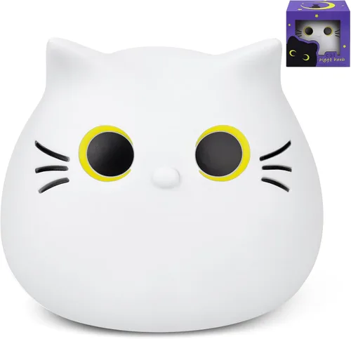 Vista 7 de Alcancía de gato para niños, caja de dinero, alcancía irrompible para niñas, banco de gato negro, banco de dinero para niños, Navidad, 5.5 x 5
