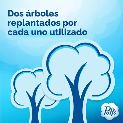 Vista 7 de Puffs Plus Loción Facial Tissue, 1 caja de cubo, 48 pañuelos por caja