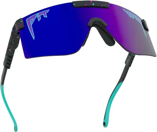 Vista 10 de Pit Viper Sunglasses I The Original 2.0 I 100% UV Lens, Indestructible Frame I Turbo Adjustable I Micro Fiber Bag & Straps