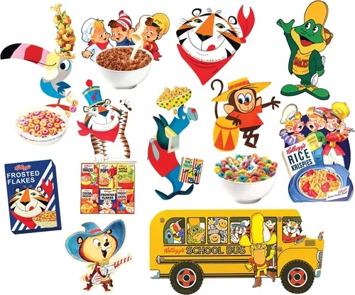 Vista 4 de RoseArt - Mini Shaped - Kellogg's - Rompecabezas de 500 piezas para adultos