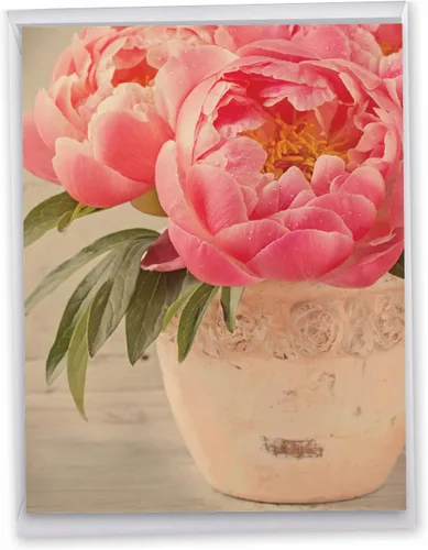 Vista 9 de The Best Card Company - 1 tarjeta de felicitación de agradecimiento de flores (8.5 x 11 pulgadas) - Hermosa tarjeta de notas de gratitud floral