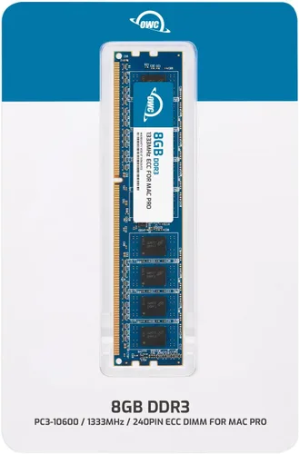 Vista 2 de OWC Módulo de actualización de memoria RAM DDR3 ECC PC3-10600 1333MHz CL9 DIMM compatible con modelos Mac Pro Nehalem y Westmere 2009 2010 2012