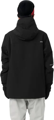 Vista 3 de Actleis Chaqueta de Snowboard Tipo Pullover para Hombre Impermeable con Capucha Aislada Chaqueta de Esquí Abrigo de Nieve Cálido de Invierno