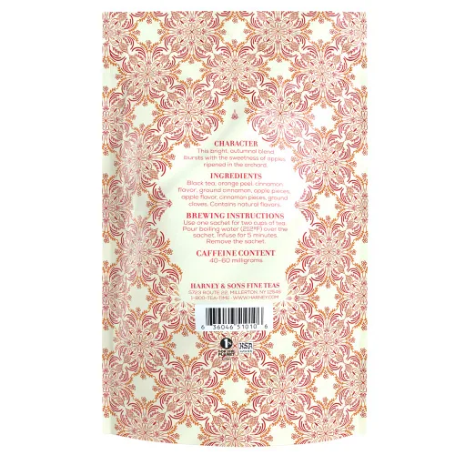 Vista 3 de Harney & Sons Té negro con especias de manzana caliente, 50 sobres