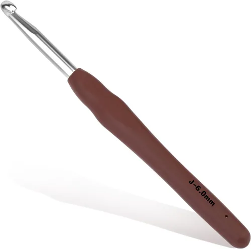 Vista 27 de SHWAKK Gancho de ganchillo pequeño, gancho ergonómico de encaje de 0.020 in, agujas de ganchillo pequeñas para manos artríticas, agujas de tejer