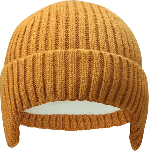 Vista 2 de MaxNova Gorro de invierno para bebé, gorro de punto con orejeras para niños y niñas de 0 a 8 años