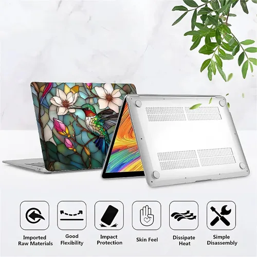 Vista 2 de Funda para computadora MacBook Pro de 13 pulgadas, modelo A1425/A1502, modelo A1425/A1502, diseño de primera calidad, funda rígida para laptop 3D