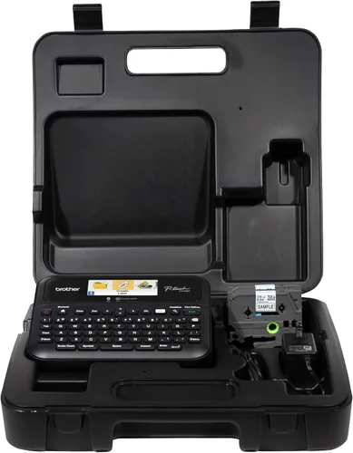 Vista 7 de Brother P-touch PT-D610BT Etiquetadora Profesional Conectada para Negocios Conecta y Crea a través de Bluetooth® en Cintas de Etiqueta TZe