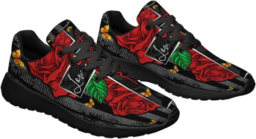 Vista 5 de Faith Shoes - Zapatos deportivos para correr para hombres y mujeres, transpirables, casuales, para deportes, regalos para ella
