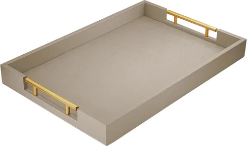 Vista 16 de ATZYmolin Bandeja de servicio de cuero de 17 x 12 pulgadas, bandeja