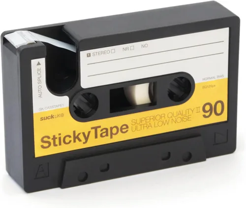 Vista 5 de Suck UK Altavoz de casete - Altavoz Bluetooth retro - Gadgets tecnológicos - Novedad de cinta de casete - Altavoces retro - Altavoces Bluetooth