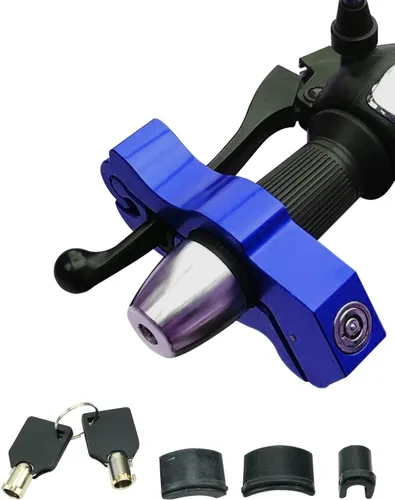 Vista 8 de Cerradura de acelerador de motocicleta, agarre universal de alta resistencia para manillar de motocicleta, apto para motocicletas, motos, scooter