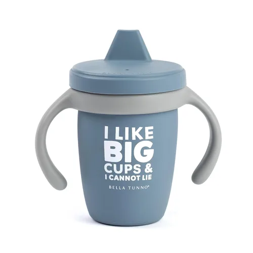 Vista 11 de Taza de silicona Bella Tunno, taza de entrenamiento con asas de transición para bebés, niños pequeños y niños, bebés de 6 a 12 meses y niños