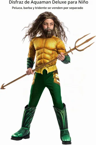 Vista 2 de Rubie's Disfraz infantil de la película Aquaman para niños, pequeño