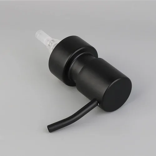 Vista 4 de Bomba de repuesto para dispensador de jabón, bomba de loción de acero inoxidable, dispensadores de jabón de metal cepillado de color negro