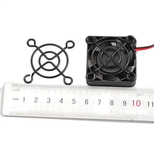 Vista 5 de 20Pieces LOT Black Metal Steel 40mm 4cm Fan Protector Finger Guard Grill Net