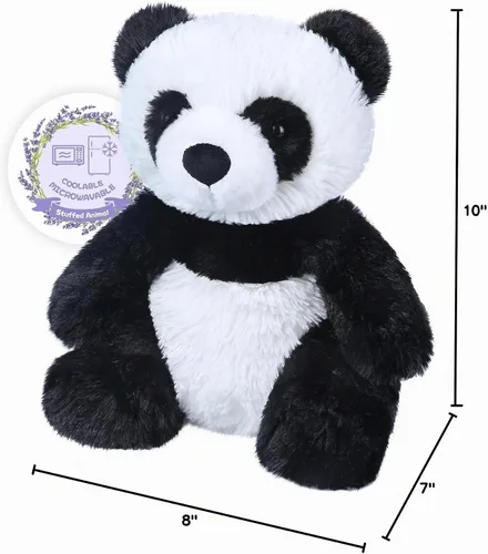 Vista 9 de [Usado] SuzziPals Panda - Almohadilla térmica para animales de peluche, para microondas para calmar