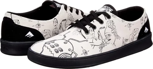 Vista 7 de Emerica Mens The Romero Laced X Toy Machine Shoes