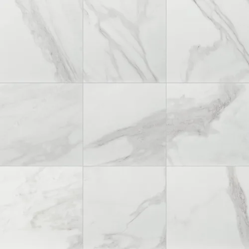 Vista 5 de Daltile Perpetuo - Moldura redondeada de porcelana con aspecto de mármol de porcelana de 3 x 24 pulgadas en gris eterno pulido (se vende por pieza)