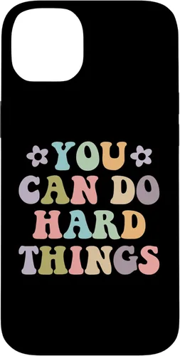 Vista 15 de Inspirational Women's Graphics - You Can Do Hard Things Case for iPhone 16