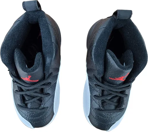 Vista 5 de Jordan Toddler's 12 Retro Playoffs BlackVarsity Red-White (850000 006)