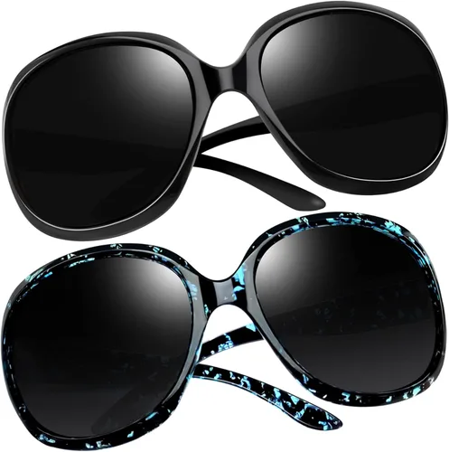 Vista 72 de Joopin Lentes de sol de gran tamaño para mujer, polarizados, grandes, para conducción, protección UV, grandes sombras