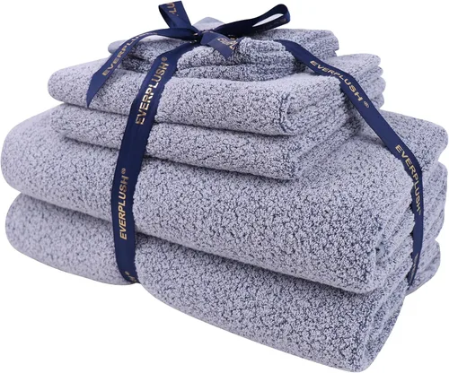 Vista 22 de Everplush Diamond Collection - Toalla de baño extragrande, 1 unidad, súper suave y altamente absorbente, de secado rápido y de gran tamaño, perfecta