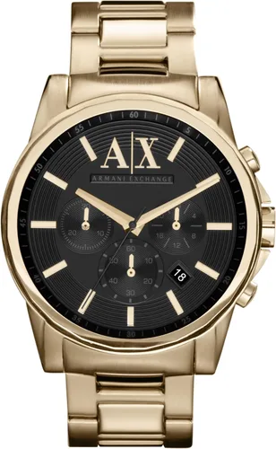 Vista 7 de Reloj cronógrafo Armani Exchange AX para hombre con correa de cuero, acero inoxidable o silicona
