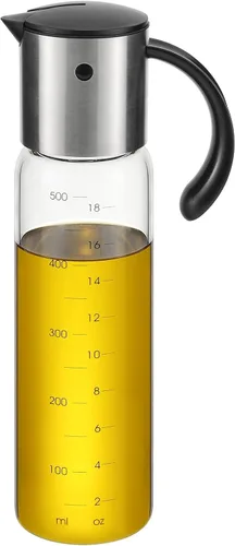 Vista 9 de Vucchini Botella Dispensadora Grande de Aceite de Oliva Dispensador de Aceite de Cocina Contenedor de Salsa de Soja con Volteo Automático - Aceitera