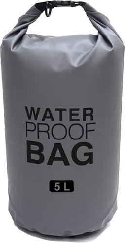 Vista 5 de Adoretex Bolsa seca portátil de rafting impermeable plegable bolsa de almacenamiento de natación 5L (7 "x16")