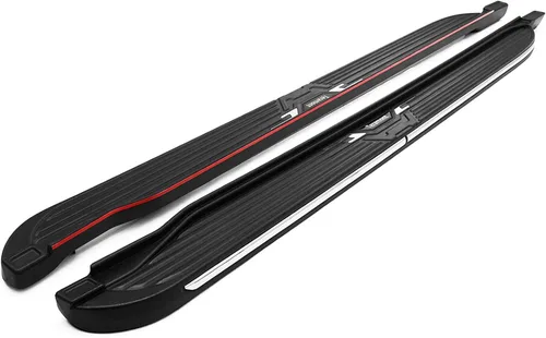 Vista 2 de Snailfly Ajuste para estribo VW Volkswagen Teramont Atlas 2017-2023 Barra Nerf con escalón lateral