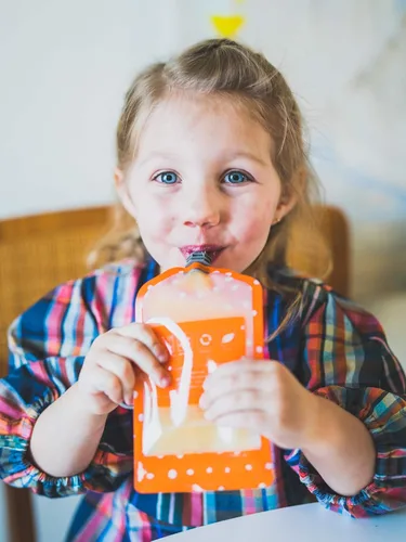Vista 6 de Simple Modern Bolsas reutilizables para alimentos de bebé para niños pequeños Plástico libre de BPA, apto para alimentos, apto para congelador