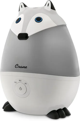 Vista 7 de Crane Adorables - Mini humidificadores ultrasónicos para dormitorio y guardería, humidificador de aire de niebla fría de 5 galones para habitación