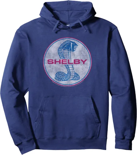 Vista 5 de Carroll Shelby Sudadera con capucha Cobra a todo color, Negro