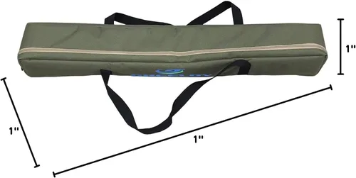 Vista 2 de Silla plegable portátil que funciona con lámpara LED Bolsas de nylon Sillas de médico Silla de caballo silla de silla+silla cuadrada con bolsas