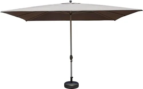 Vista 17 de Domi - Sombrilla rectangular de 6 x 4 pies para patio, sombrilla de mesa para exteriores con 8 varillas resistentes e inclinación, sombrilla de Beige
