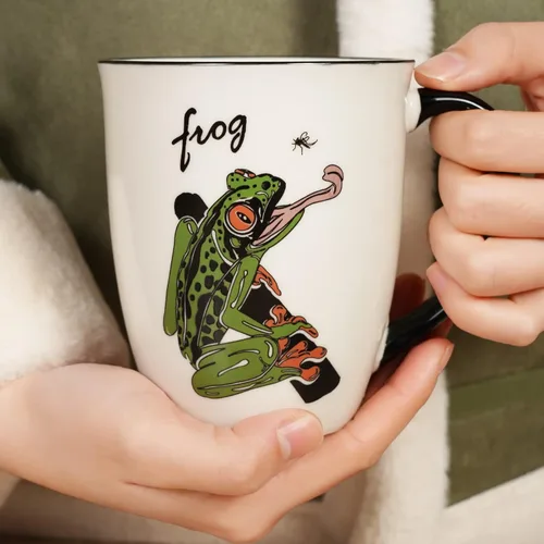 Vista 6 de Taza de cerámica que cambia de calor, taza de café divertida para mamá, papá, taza de té de porcelana, regalos para hombres y mujeres, cumpleaños