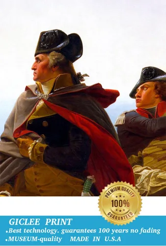 Vista 5 de ELITEART - Washington Crossing the Delaware por Emanuel Gottlieb Leutze Reproducción de pintura al óleo Giclée Wall Art Impresiones en lienzo Lona