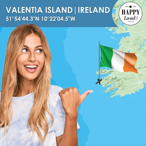 Vista 2 de happylandgifts Real Piece of Land - Irlanda Regalo inusual para familiares y amigos Certificado personalizado de propietario de tierras