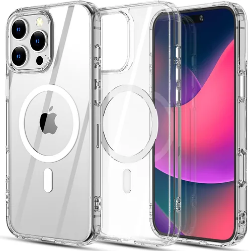 Vista 40 de AICase Funda para iPhone 13 Pro Max [compatible con Magsafe], protección magnética resistente contra caídas, cuerpo completo, a prueba de golpes, a