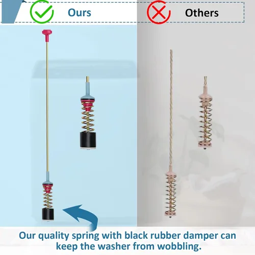 Vista 6 de DC97-18610F WA50M7450AW/A4 DC97-18610A Kit de varillas de suspensión para arandela Samsung WA50M7450AP/A4 WA54M8750AW/A4 WA50M7450AW/A4