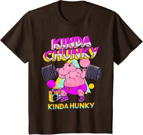 Vista 33 de Kinda Chunky Kinda Hunky, camiseta de gimnasio para culturismo, Negro