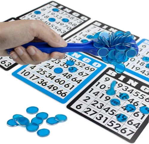 Vista 3 de Tapp Collections Fichas transparentes de bingo 300-pk