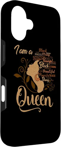 Vista 3 de Funda para iPhone 16 BLM Melanin Women I'm a Queen African American Black Pride