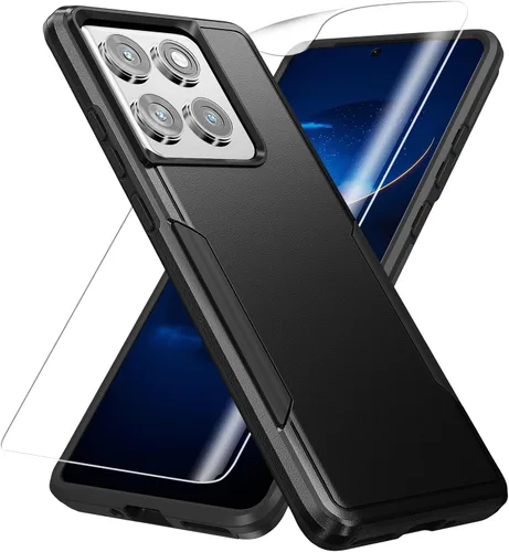 Vista 16 de Funda para Moto G 5G 2022, con protector de pantalla [prueba de caídas de grado militar], funda protectora resistente de servicio pesado robusto a