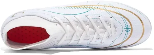 Vista 3 de ESXGED Botas de fútbol para mujer, zapatos deportivos para hombre, para exteriores e interiores, cómodos, para correr, caminar, estudiantes, zapatos